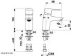 KFA German bateria umywalkowa chrom 451281500